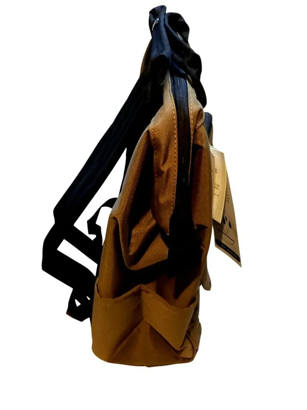 Himawari Backpack w Cross Body Purse Ply Canvas Water Repellent Brown New W Tags